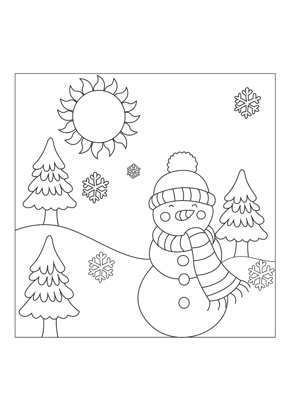 Scenery Coloring Book coloring page 7