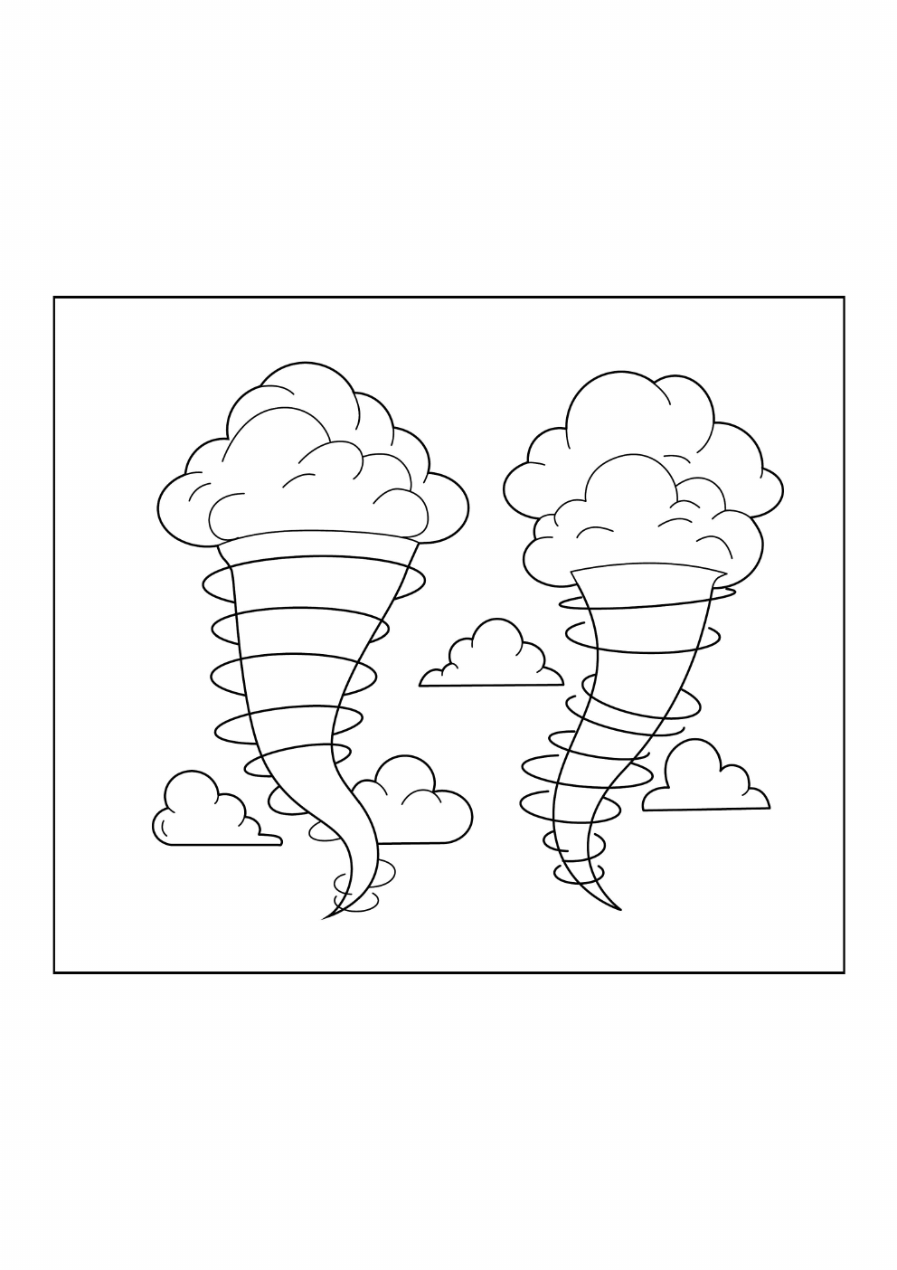 Weather Coloring Book coloring page 2