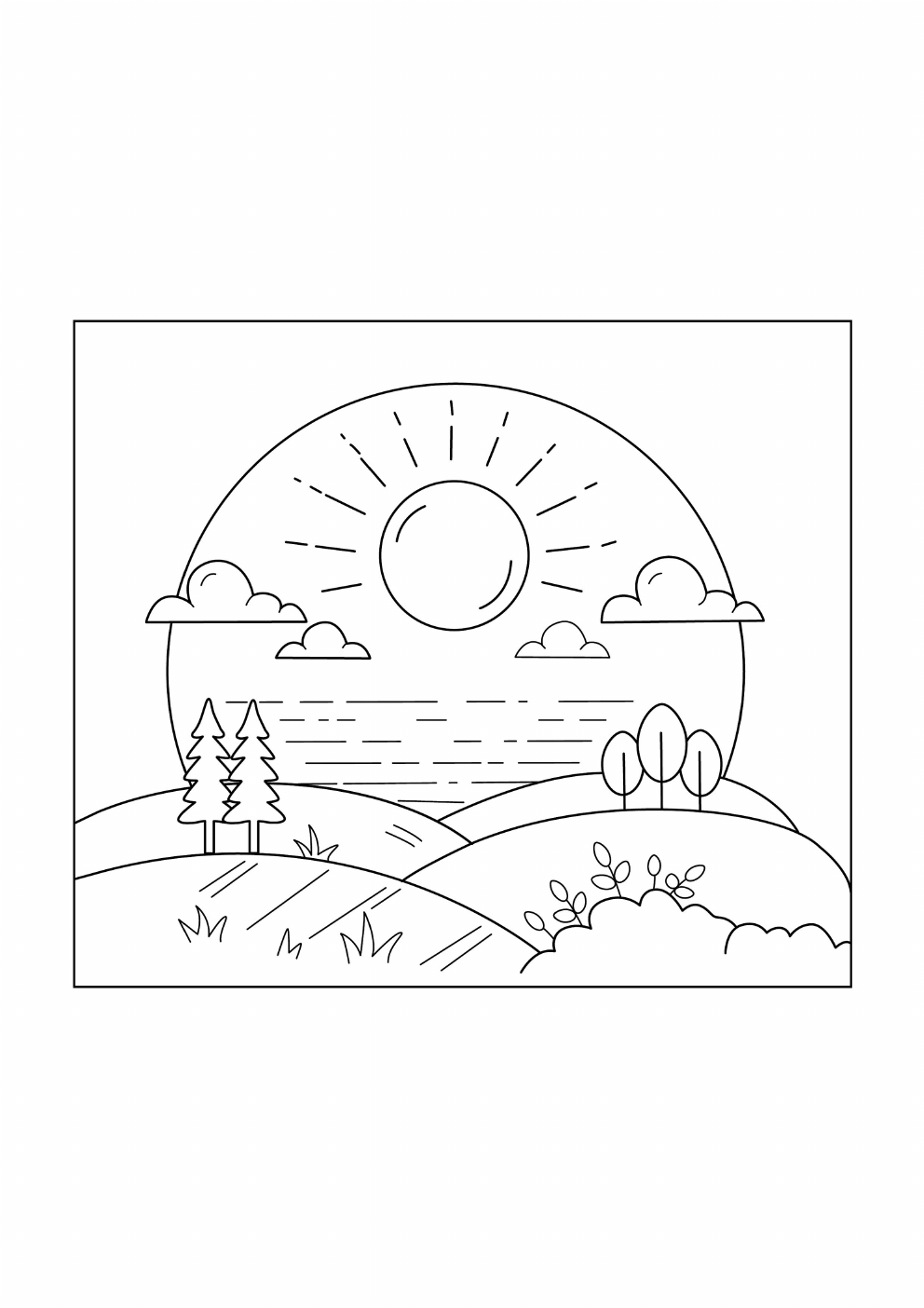Weather Coloring Book coloring page 3