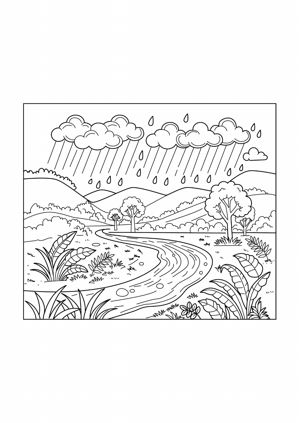 Weather Coloring Book coloring page 5