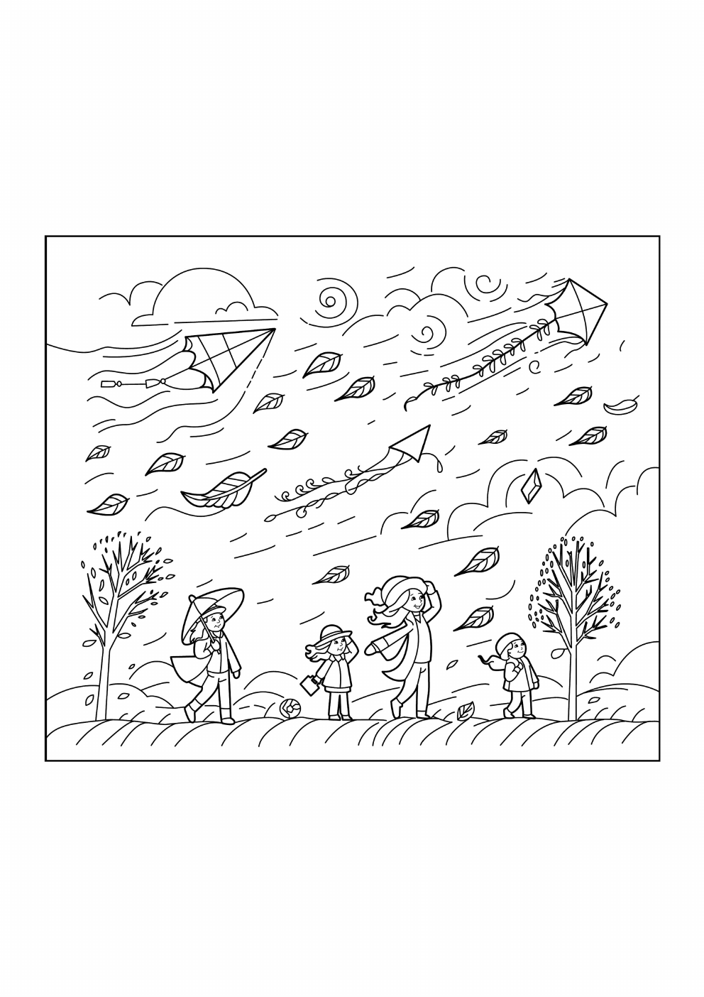 Weather Coloring Book coloring page 9