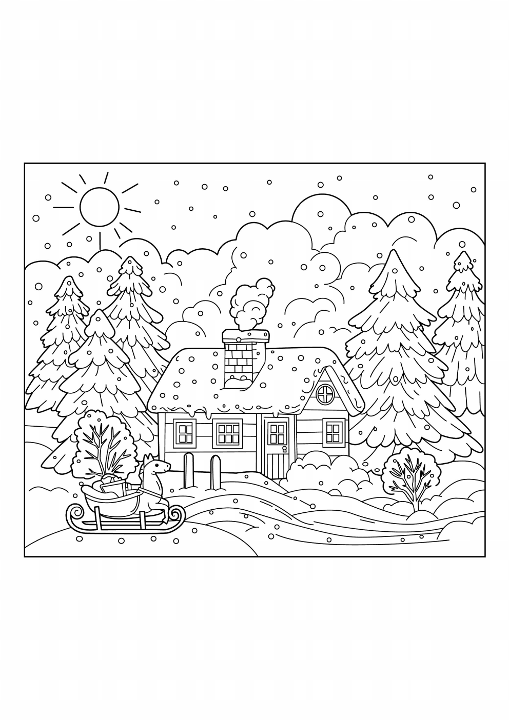Weather Coloring Book coloring page 10