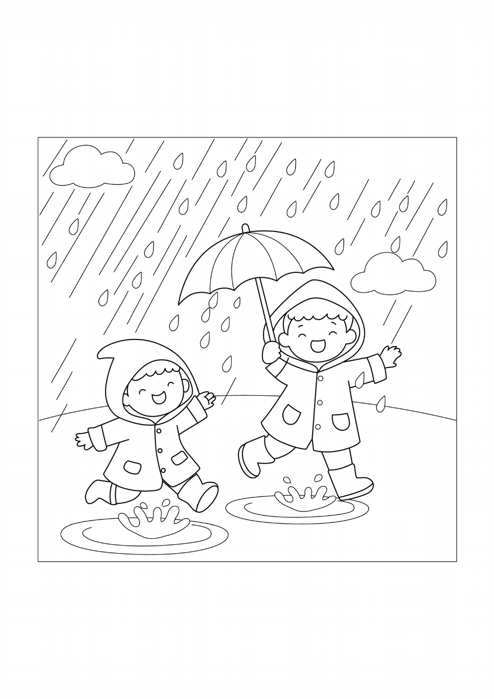 Weather Coloring Book coloring page 11