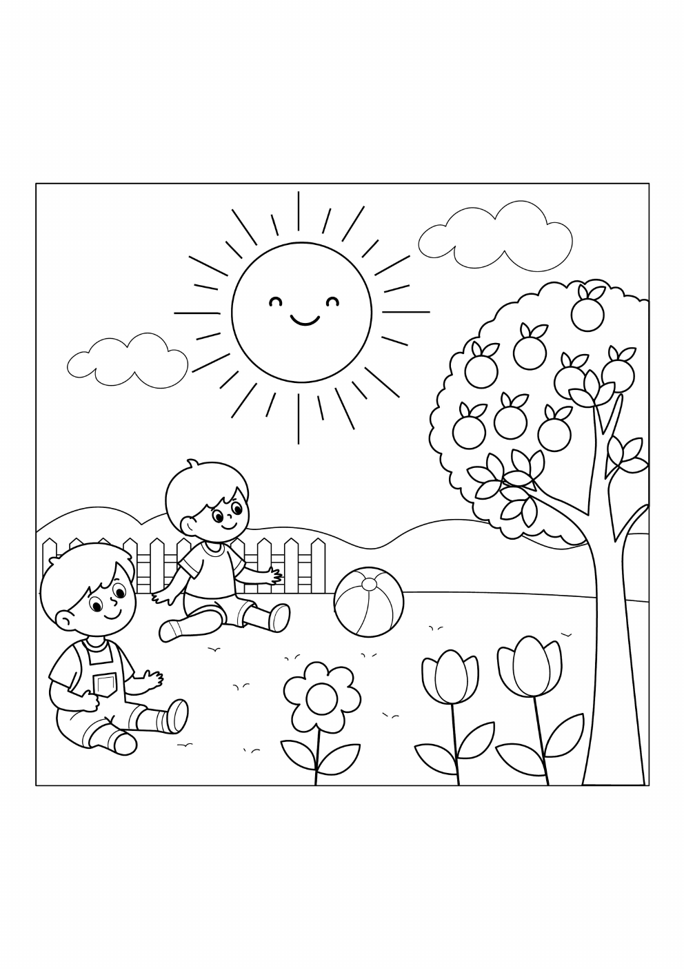 Weather Coloring Book coloring page 12