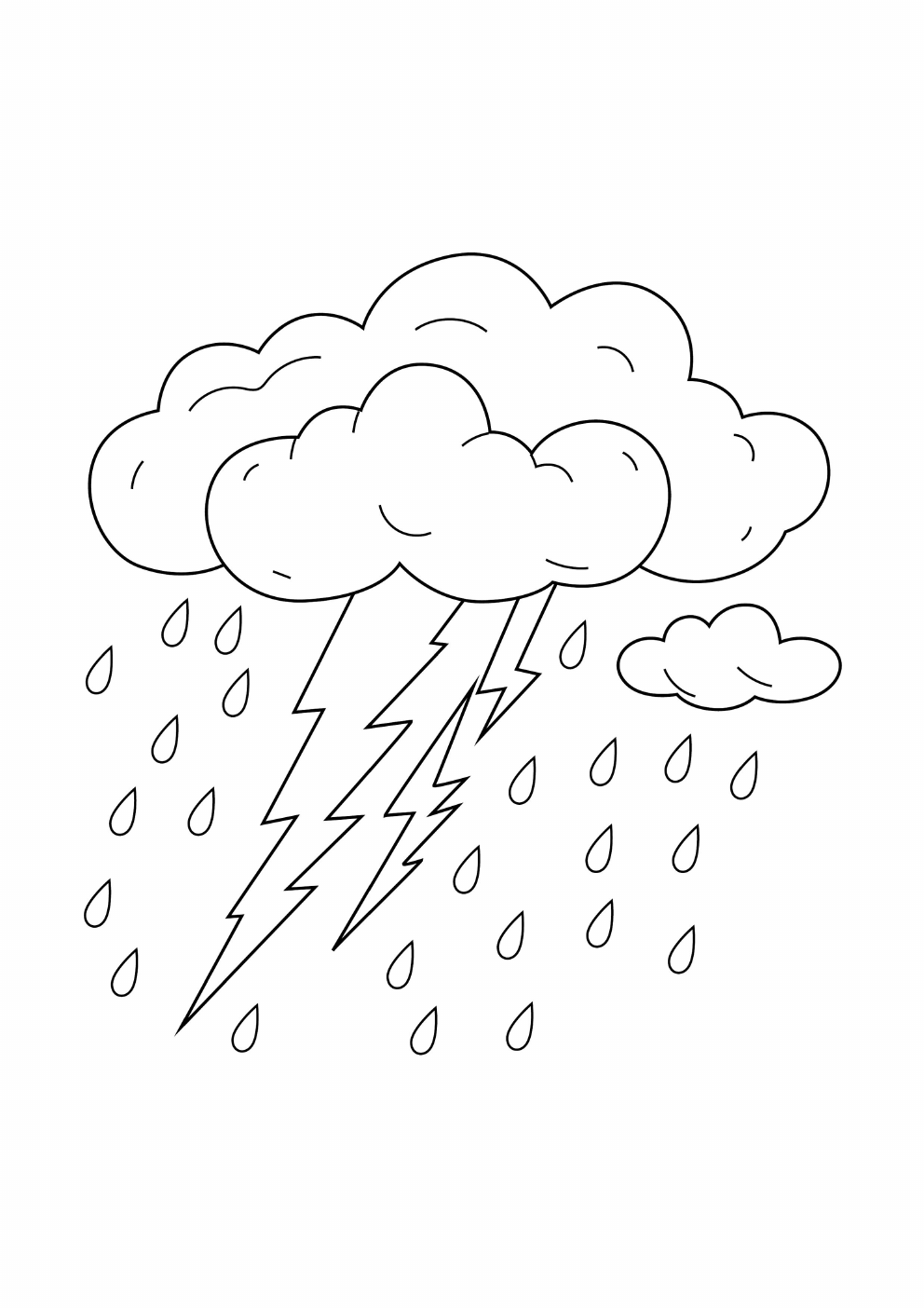 Weather Coloring Book coloring page 14