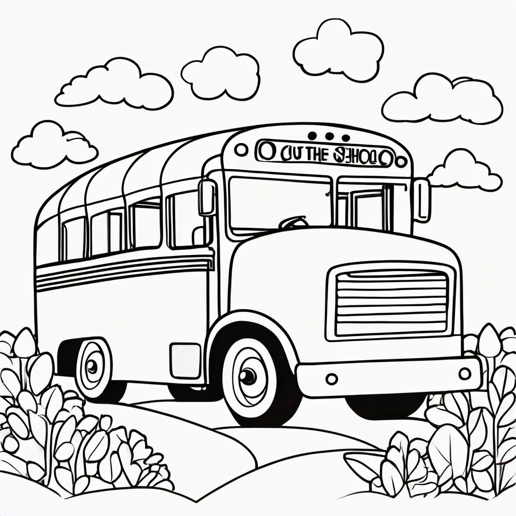 Work Vehicles coloring page 2