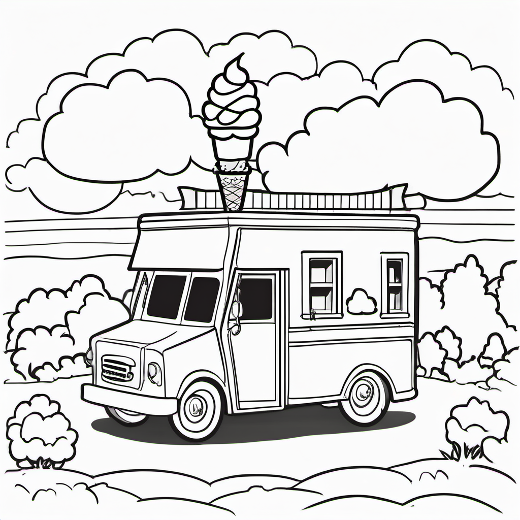 Work Vehicles coloring page 4